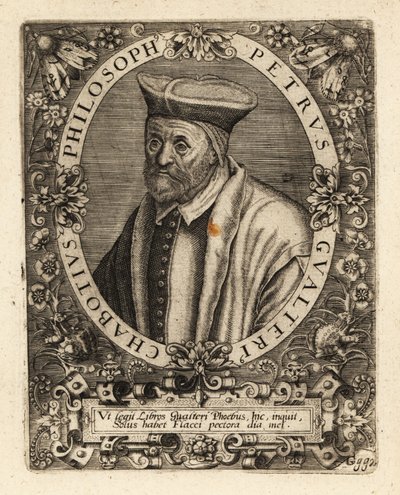Pierre Gautier Chabot, Fransız hümanist yazar. by Theodore de Bry