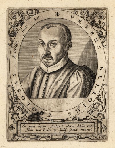 Pierre de Belloy, Fransız hukukçu ve sulh yargıcı. by Theodore de Bry