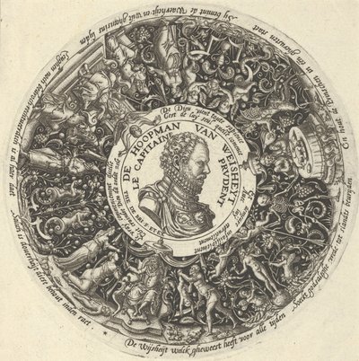 Orange'lı I. William'ın portresi, bir dizi Tazza Tasarımından, yaklaşık. 1588. by Theodore de Bry