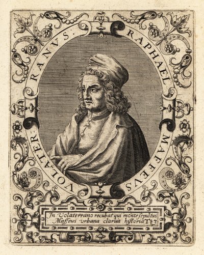 Raffaello Maffei, İtalyan tarihçi by Theodore de Bry