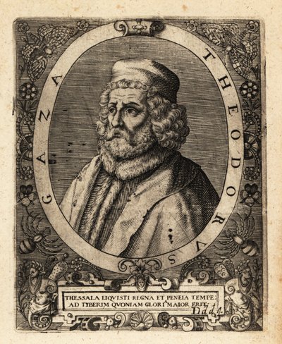 Theodore Gazis, Yunan hümanist. by Theodore de Bry