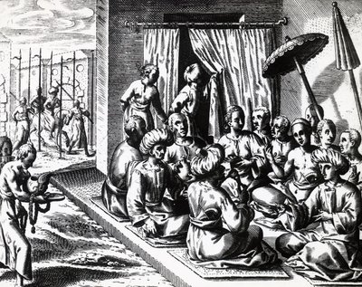 Theodor de Bry (1528-1598) tarafından Bantam, Java Adası