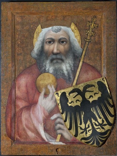 Charlemagne - Büyük Charles, Frankların Kralı - Prag Theodoric (aktif ca 1360-1380). Paneldeki sıcaklık by Theodoricus of Prague