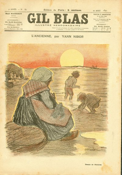 “Gil Blas”ın Kapağı by Théophile Alexandre Steinlen