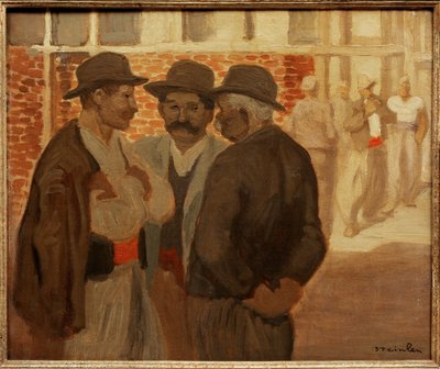 İnşaat işçileri by Theophile Alexandre Steinlen