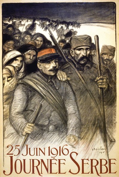 Sırp Günü, 25 Haziran by Théophile Alexandre Steinlen