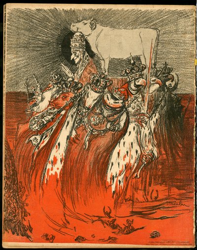 Tereyağı Tabağı, 47 numara, Renklerde Hiciv by Théophile Alexandre Steinlen