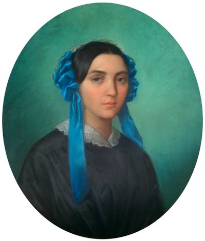 Genç Bir Kızın Portresi, 1843 by Theophile Gautier