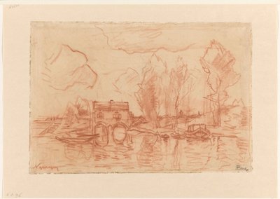Nijmegen yakınlarındaki manzara by Theophile de Bock