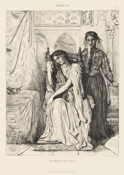 Othello Süit, No. 9 by Théodore Chassériau