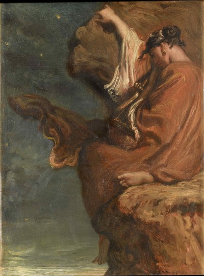 Sapfo, 1849. by Théodore Chassériau