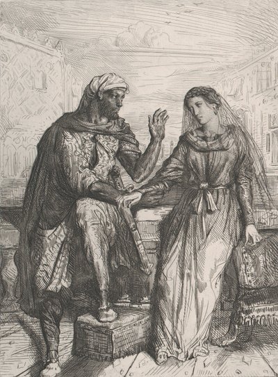 Bana teşekkür etti: Othello 1. Perde, Sahne 3, 1844