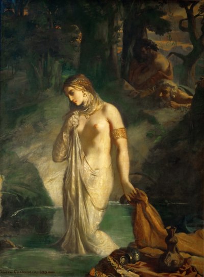 Susanna Banyosunda by Théodore Chassériau