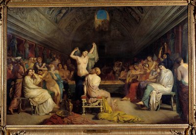 Ilıklık. Kadınlar, antik Roma dönemindeki sıcak banyoların bir bölümünde yeniden bir araya geldi. Theodore Chasseriau