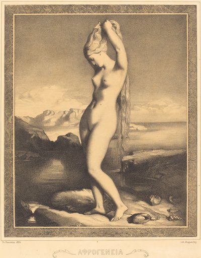 Yükselen Venüs by Théodore Chassériau