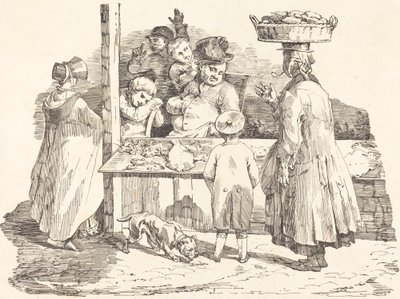 Uyuz Balık Satıcısı by Théodore Gericault and Nicolas Toussaint Charlet