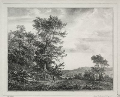 Figürlü Manzara, 1817. by Jean Antoine Theodore Gudin