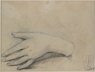 Bir Kadın Elinin Çalışması, 1800
