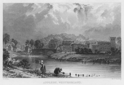 Appleby, Westmorland (gravür) by Thomas (after) Allom