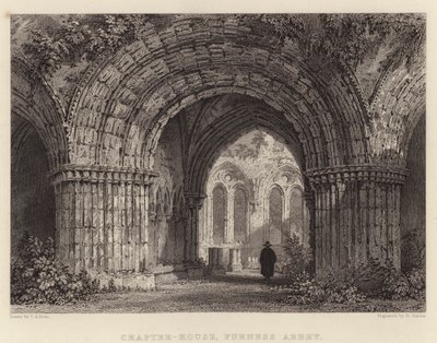 Bölüm Evi, Furness Manastırı (gravür) by Thomas (after) Allom