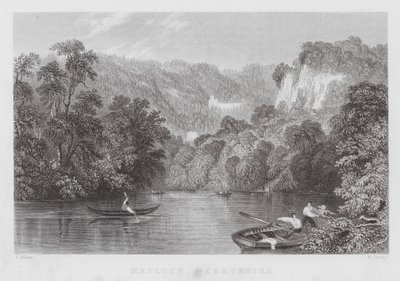 Matlock, Derbyshire (engraving) by Thomas (after) Allom