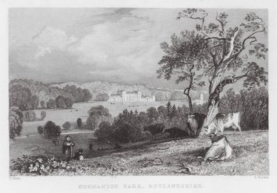 Normanton Park, Rutlandshire (gravür) by Thomas (after) Allom