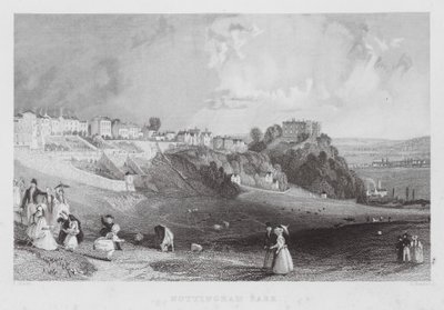 Nottingham Parkı (gravür) by Thomas (after) Allom