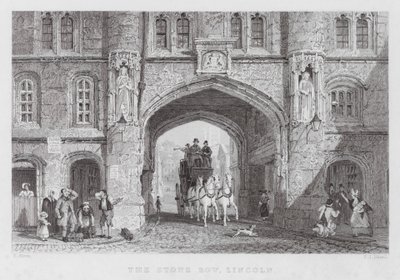 Taş Yay, Lincoln (gravür) by Thomas (after) Allom