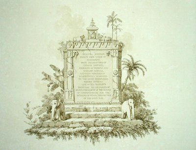 Thomas (1749-1840) ve William (1769-1837) Daniell tarafından kazınmış 