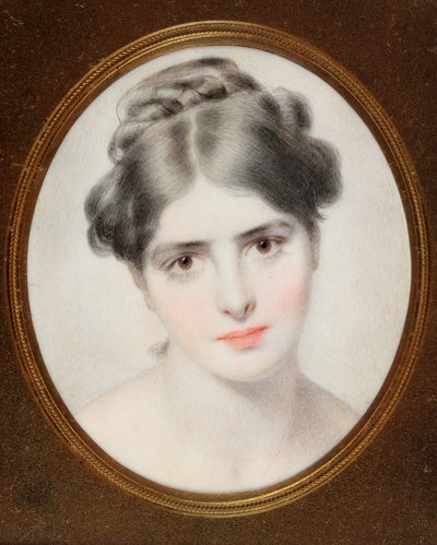 Fanny Kemble (emaye) by Thomas (after) Lawrence