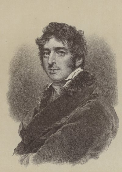 William Lamb, 2. Vikont Melbourne, Britanya Başbakanı 1834 ve 1835-1841 (lito) by Thomas (after) Lawrence