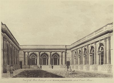Bahçe Mahkemesi, İngiltere Bankası by Thomas (after) Malton