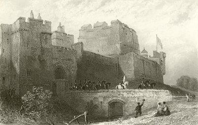 Carlisle Kalesi, Cumberland by Thomas Allom