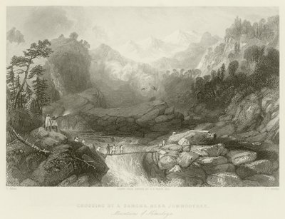 Crossing by a Sangha  by Thomas Allom