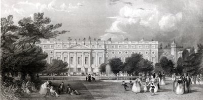 Hampton Mahkemesi Sarayı by Thomas Allom