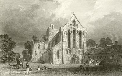 Lanercost Manastırı, Cumberland by Thomas Allom