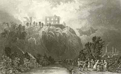 Nottingham Castle  by Thomas Allom
