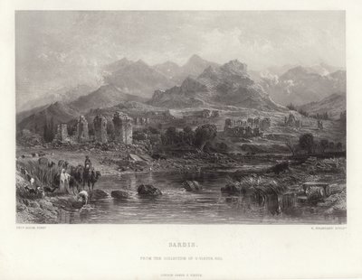 Sarddis by Thomas Allom
