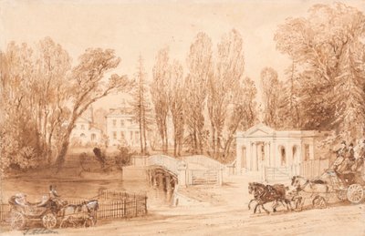 Thorncroft, Leatherhead yakınında by Thomas Allom