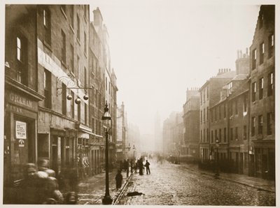 High Street, Glasgow, 1878 dolayları by Thomas Annan