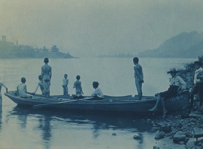 Kayıklı Çocuklar, Ohio Nehri, Wheeling yakınlarında, Batı Virginia by Thomas Anshutz