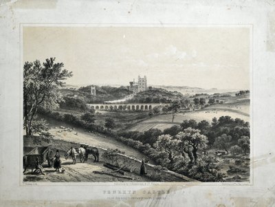 Penrhyn Kalesi, 1850 dolayları (kağıt üzerine renkli litografi) by Thomas Ashburton Picken