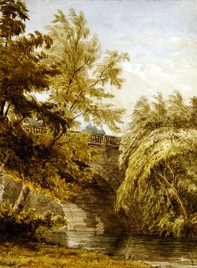 Manzara (kağıt üzerine sulu boya) by Thomas Baker