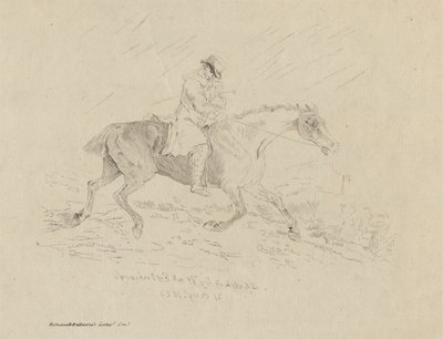 Cadger'ın Koşusu by Thomas Bewick
