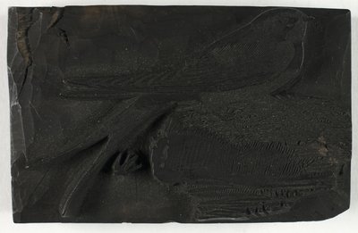 İngiliz Kuşlarının Tarihinden Kırlangıç için Tahta Blok by Thomas Bewick