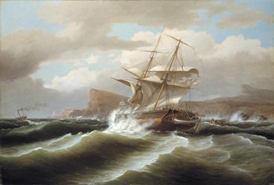 Tehlikede Bir Amerikan Gemisi by Thomas Birch
