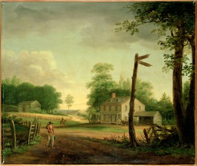 Philadelphia Yolu üzerinde Wayside Inn by Thomas Birch