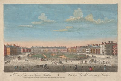 Grosvenor Meydanı'ndan Bir Görünüm, Londra by Thomas Bowles