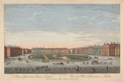 Grosvenor Meydanı'ndan Bir Görünüm, Londra by Thomas Bowles