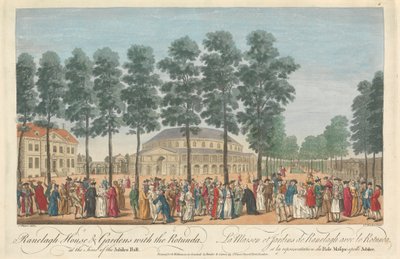 Jübile Balosu Sırasında Rotunda ile Ranelagh Evi ve Bahçeleri by Thomas Bowles